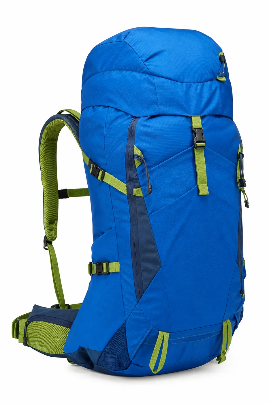 Technical hiking daypack with hip belt and sternum strap