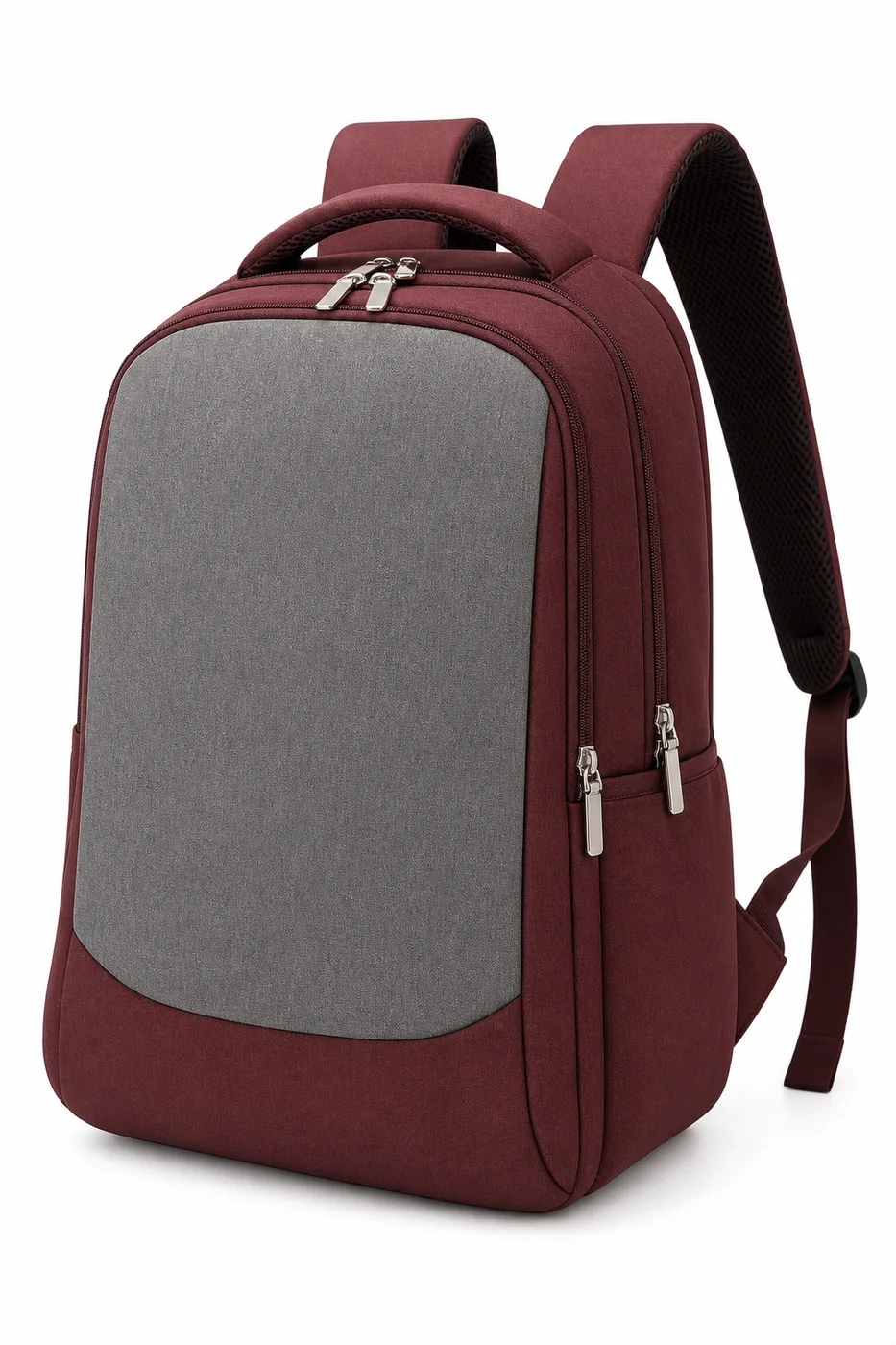 Corporate gift backpack with embroidered logo area